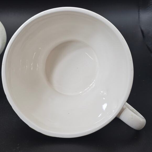 Rose Relief Tea for One Ceramic Teapot Cup Set – Damaged Lid - Picture 11 of 11